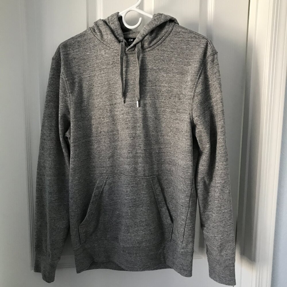 H&M NWOT Men's Grey Pullover Hoodie XS